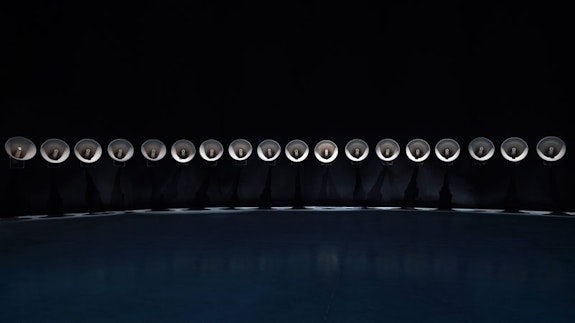 Joe Namy, <em>Cosmic Breath</em>, 2023. Sound installation, 18 speakers. Courtesy the artist and Diriyah Biennale Foundation. Photo: Marco Cappelletti.