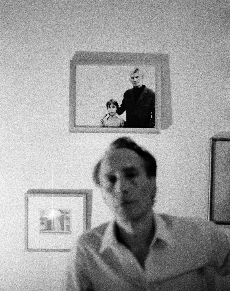 Beckett Rosset with <em>Beckett and Beckett.</em> Photo: Matt Street.
