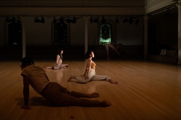 Jordan Demetrius Lloyd, <em>Blackbare in the Basement</em>, Danspace Project. Photo: Ian Douglas.