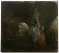 Jake Bertot, “Testing Tree (Tyrant and Target) Stanley Kunitz,” (2007), oil on linen over panel. 46 1/4 x 52 in..117.48 x 132.08 cm.