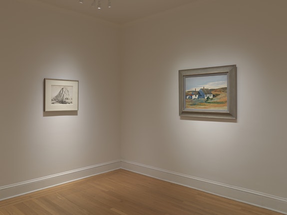 Installation view: <em>Edward Hopper as Puritan</em>, Craig Starr Gallery, New York, 2023–2024. Courtesy Craig Starr Gallery.