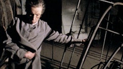 Louise Bourgeois in the documentary film <i>Louise Bourgeois: The Spider, The Mistress and The Tangerine.</i> Photo courtesy of Art Kaleidoscope Foundation.