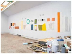 Robert Mangold's studio, 2009. Photo by: G.R. Christmas/ Courtesy of PaceWildenstein, New York. © Robert Mangold / Artists Rights Society (ARS), NY.