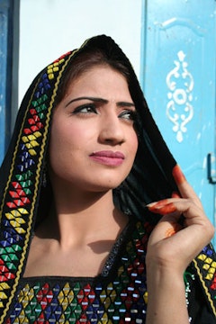 Actress Kireen, Pashtun movie star.  Photo: George Gittoes