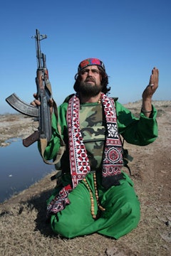 Pashtun Action Hero - Javed Musazai. Photo: George Gittoes