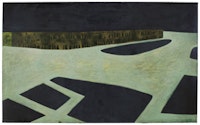 Conrad Marca-Relli (1913-2000). “Cityscape,” 1953. Oil on canvas. 511/2 × 85 ½˝.
