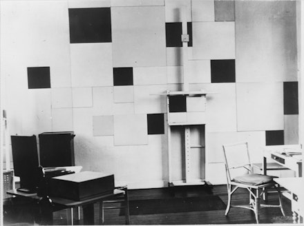 Studio of Piet Mondrian, 26 rue du Départ, Paris, 1930. Collection RKD, The Hague.