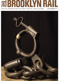 Andres Serrano, <em>Iron Shackle, The Clink Prison Museum, London, UK (Torture)</em>, 2015, pigment print, back-mounted on dibond, wooden frame, 60 x 50 inches. Courtesy the artist.